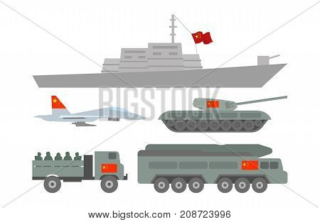 Military Machinery Illustration
