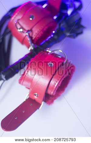 Bondage Sex Handcuffs Whip