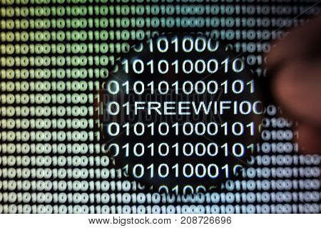 Binary Code Screen