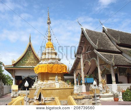 Wat San Pa Yang Nom lamphun Thailand.
