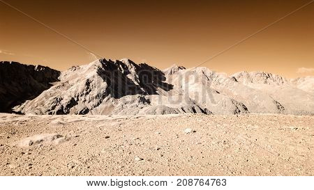 Mountain Panorama View From Volovec In Slovakia