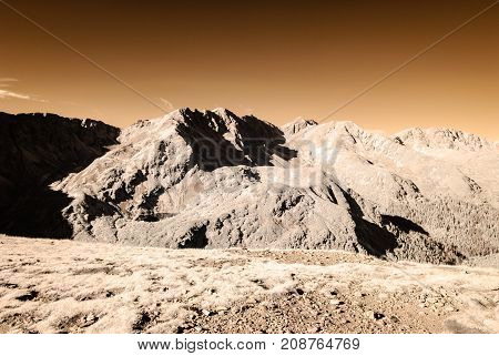 Mountain Panorama View From Volovec In Slovakia