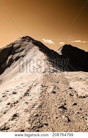Mountain Panorama View From Volovec In Slovakia