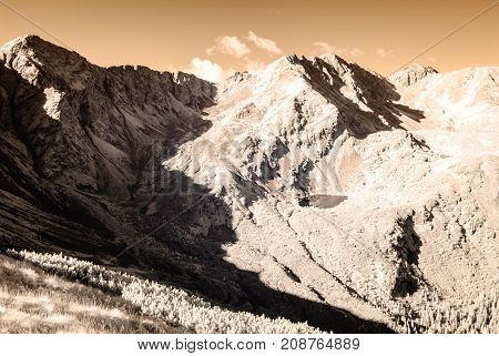 Mountain Panorama View From Volovec In Slovakia
