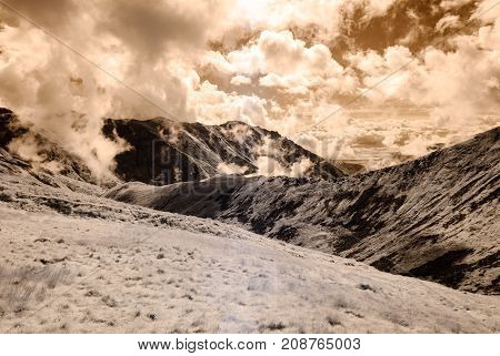 Mountain Panorama View From Volovec In Slovakia