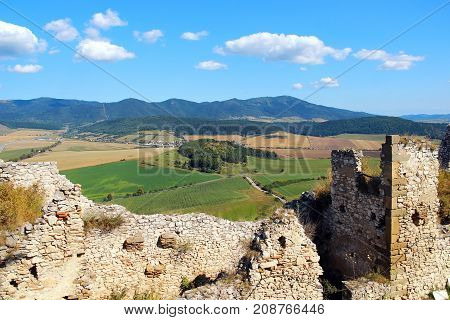 Ruins of Spis Castle (Spissky hrad) in Slovakia