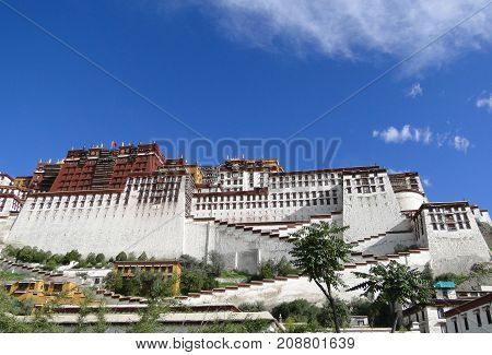 Potala Palace In Lhasa, Tibet Region
