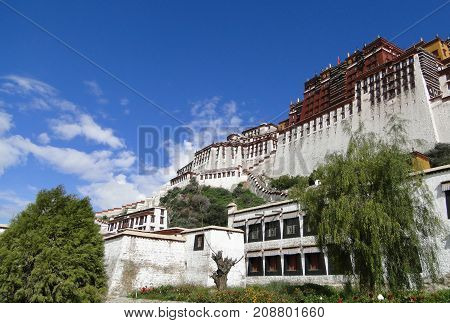 Potala Palace In Lhasa, Tibet Region