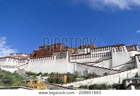 Potala Palace In Lhasa, Tibet Region