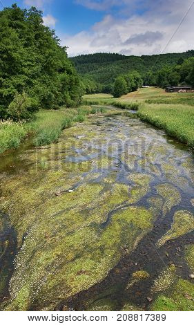 Landscape of Eifel area close to Bitburg, Germany, Europe