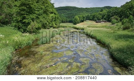 Landscape of Eifel area close to Bitburg, Germany, Europe