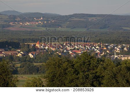 Fronberg in bavaria picture taken a little Mountain next to Schwandorf
