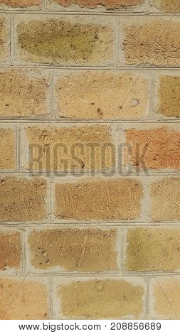 vertical old red brick wall texture background.