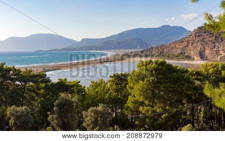 Iztuzu Beach And Dalyan Panorama View From Mountain