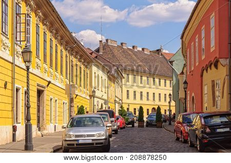 Rákóczi Ferenc Street just off the Main Square - Szentendre, Hungary, 17 July 2013