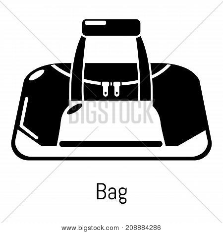 Bag sport icon. Simple illustration of bag sport vector icon for web