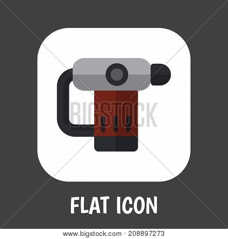 Vector Illustration Of Instruments Symbol On Nailer Flat Icon