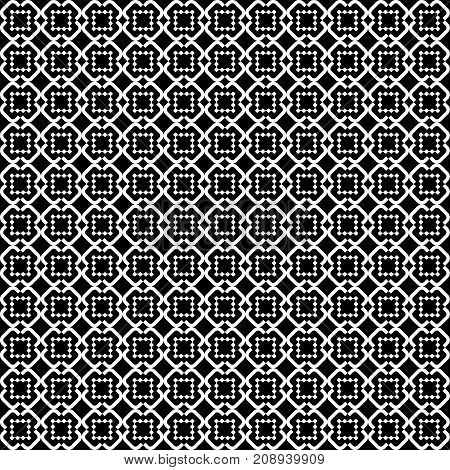 Black Abstract Sameless Pattern Background Vector Design