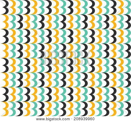 Retro Color Seamless Abstract Vintage Pattern Vector