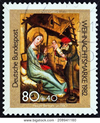 GERMANY - CIRCA 1982: A stamp printed in Germany from the 