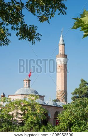 Historical Karacabey Mosque in Hamamonu, Ankara - Turkey