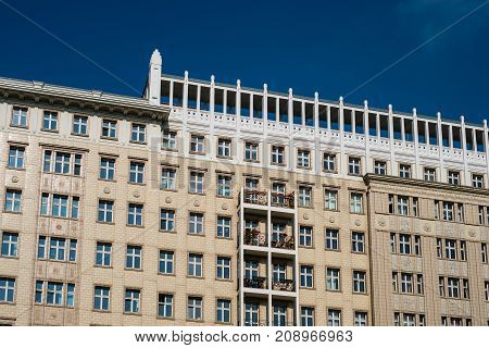 Residential Building Exterior In Berlin - Building Facade -