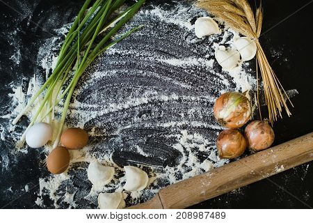 Culinary cooking kitchen handmade countryside preparation restaurant food rustic organic background