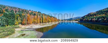 Lac De La Lauch, A Lake In The Vosges Mountains - Alsace, France