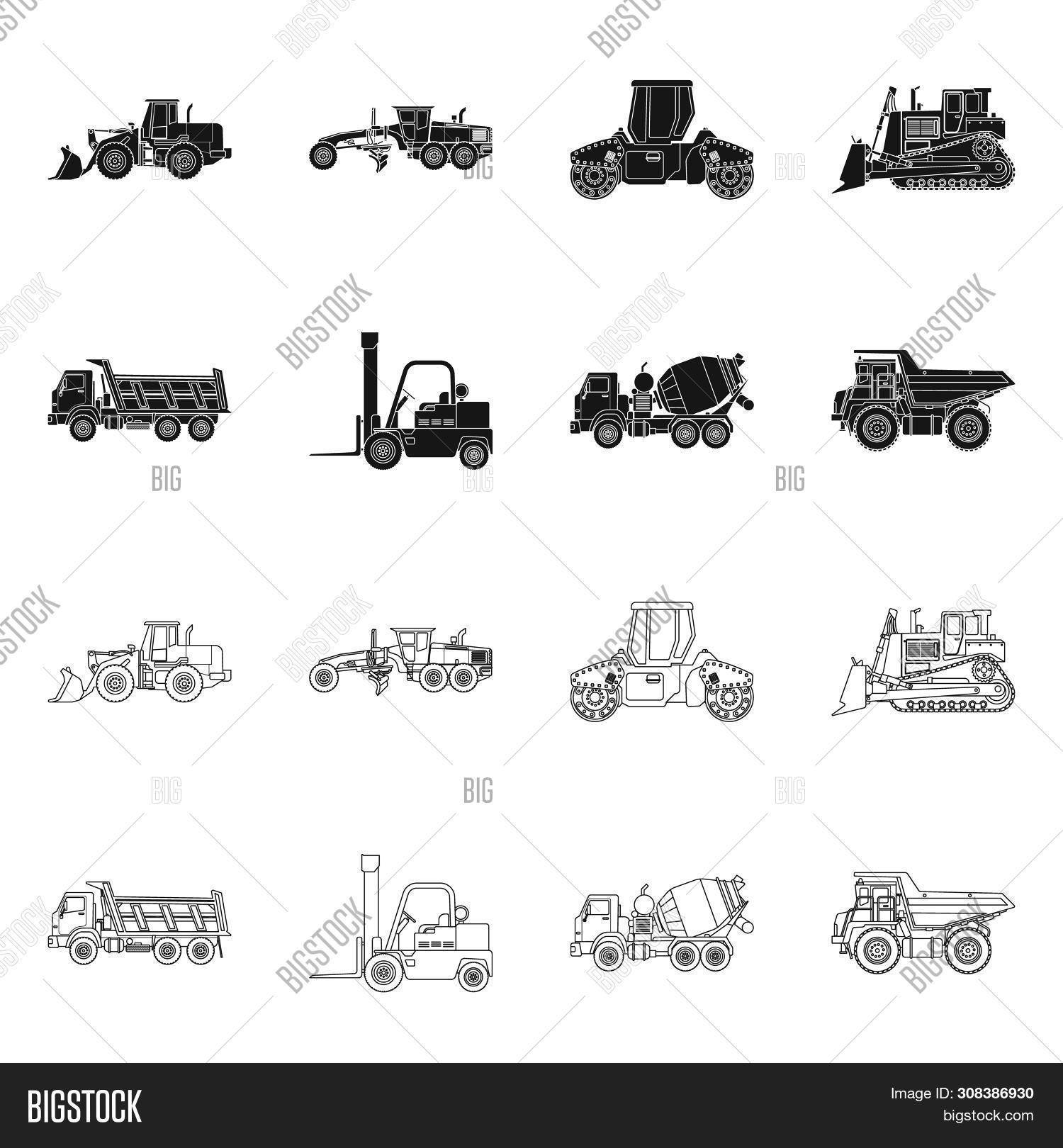 Construction Bitmap Bitmap Illustration Image & Photo (Free Trial) | Bigstock