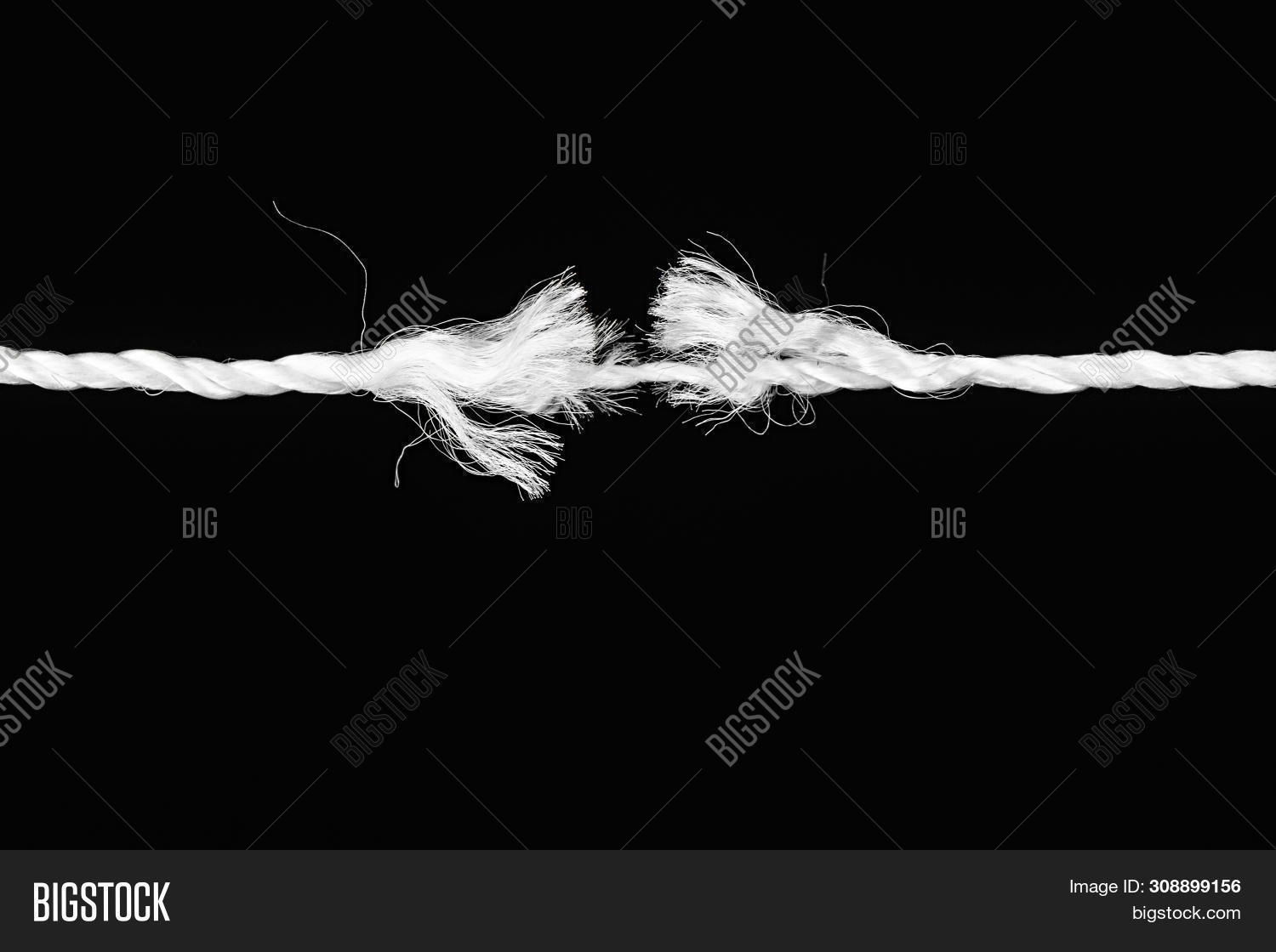 Tearing Rope Middle Image & Photo (Free Trial) Bigstock