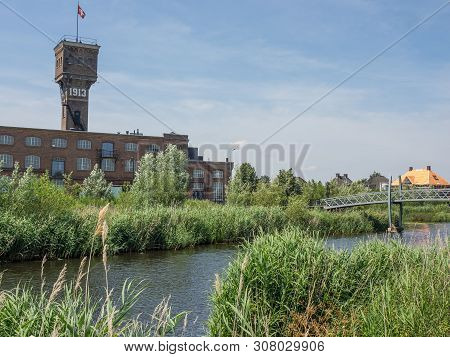 summer in the small City of ulf in the netherlands
