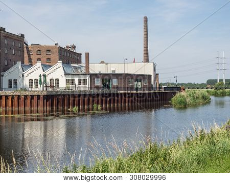 summer in the small City of ulf in the netherlands