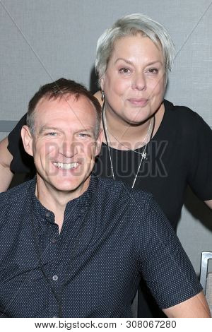 LOS ANGELES - JUN 22:  David Gregory, Eva Basler at the Bold and the Beautiful Fan Club Luncheon at the Marriott Burbank Convention Center on June 22, 2019 in Burbank, CA