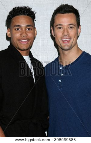 LOS ANGELES - JUN 22:  Adain Bradley, Matthew Atkinson at the Bold and the Beautiful Fan Club Luncheon at the Marriott Burbank Convention Center on June 22, 2019 in Burbank, CA