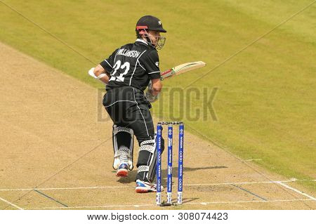MANCHESTER, ENGLAND. 22 JUNE 2019:   The West Indies v New Zealand, ICC Cricket World Cup match, at Old Trafford, Manchester, England. 