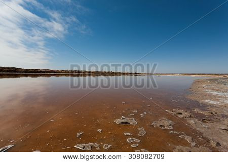 Reflections From Ugab River Mouth, Skeleton Coast, Namibia