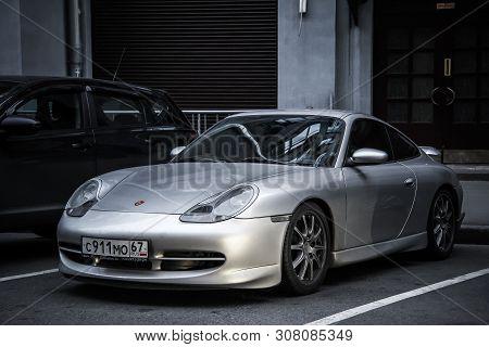 Moscow, Russia - September 29, 2012: Sports Car Porsche 911 (996) In The City Street.
