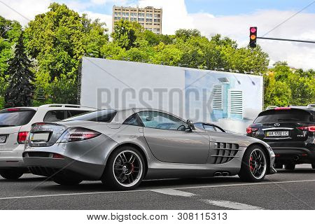 September 5, 2017. Kiev - Ukraine. Mercedes-benz Slr Mclaren 722 Edition