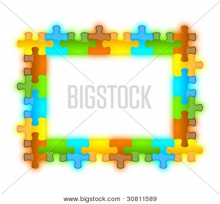 색상, 광택, 화려하 고 요란한 퍼즐 프레임 6 X 8