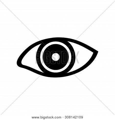 Eye Icon, Eye Icon Image, Eye Icon Vector In Modern Flat Style For Web, Graphic And Mobile Design. E