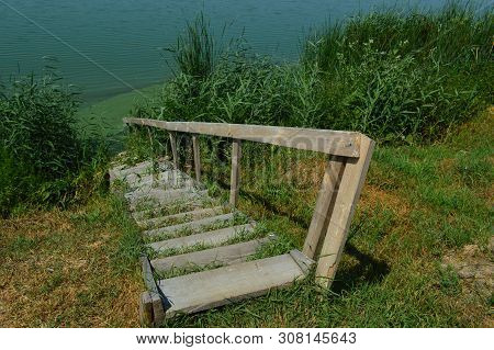 Small Architectural Forms In The Park, Benches