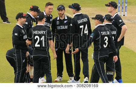 MANCHESTER, ENGLAND. 22 JUNE 2019:   The West Indies v New Zealand, ICC Cricket World Cup match, at Old Trafford, Manchester, England. 