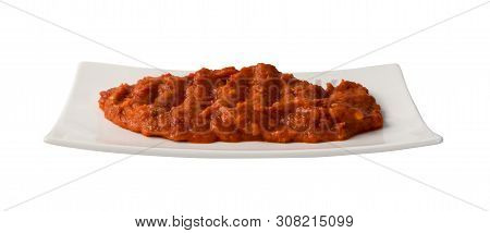 Ajvar Or Pindjur Orange Vegetable Spread Made From Bell Peppers