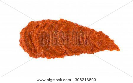 Ajvar Or Pindjur Orange Vegetable Spread Made From Bell Peppers