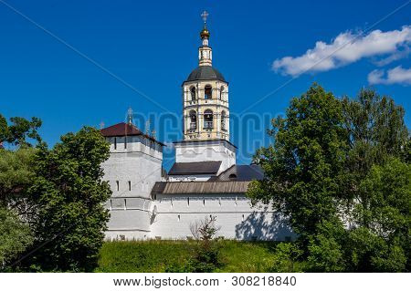 View Of Ancient Pafnutevo-borovsky Monastery In Borovsk, Russia - June 2019