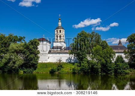 View Of Ancient Pafnutevo-borovsky Monastery In Borovsk, Russia - June 2019