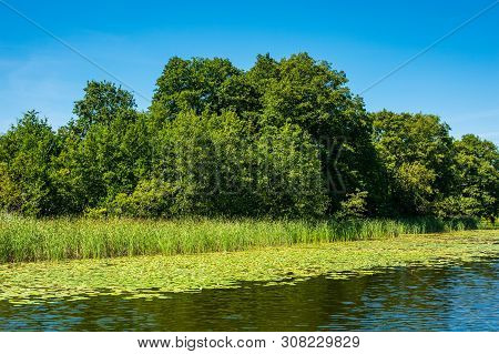 Landscape On A Lake In Templin, Germany.