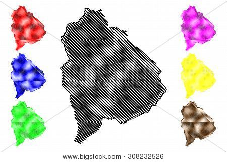 Raymah Governorate (governorates Of Yemen, Republic Of Yemen) Map Vector Illustration, Scribble Sket
