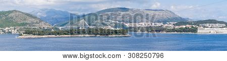 Most Famous Franjo Tudjman Bridge In Dubrovnik Croatia