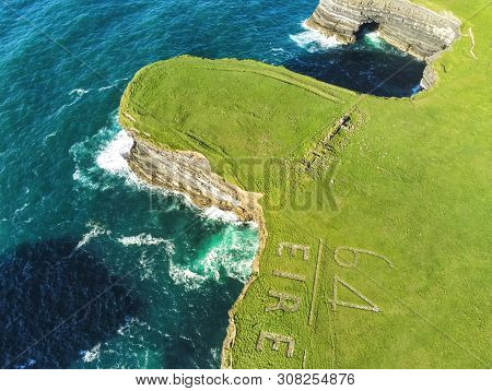 This Is One Of The Historical Aerial World War 2 Land Identifier Signs In Ireland. These Were Placed